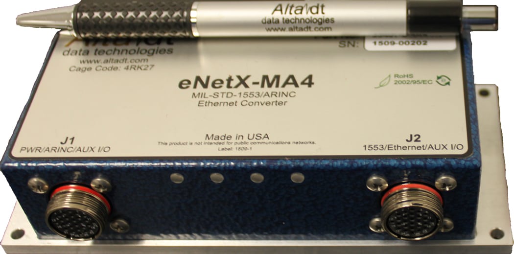 MIL-STD-1553 & ARINC-429/717 Ethernet Bridge Converter