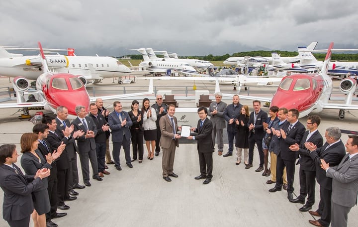 HondaJet receiving a type certificate from the European Aviation Safety Agency on May 23, 2016